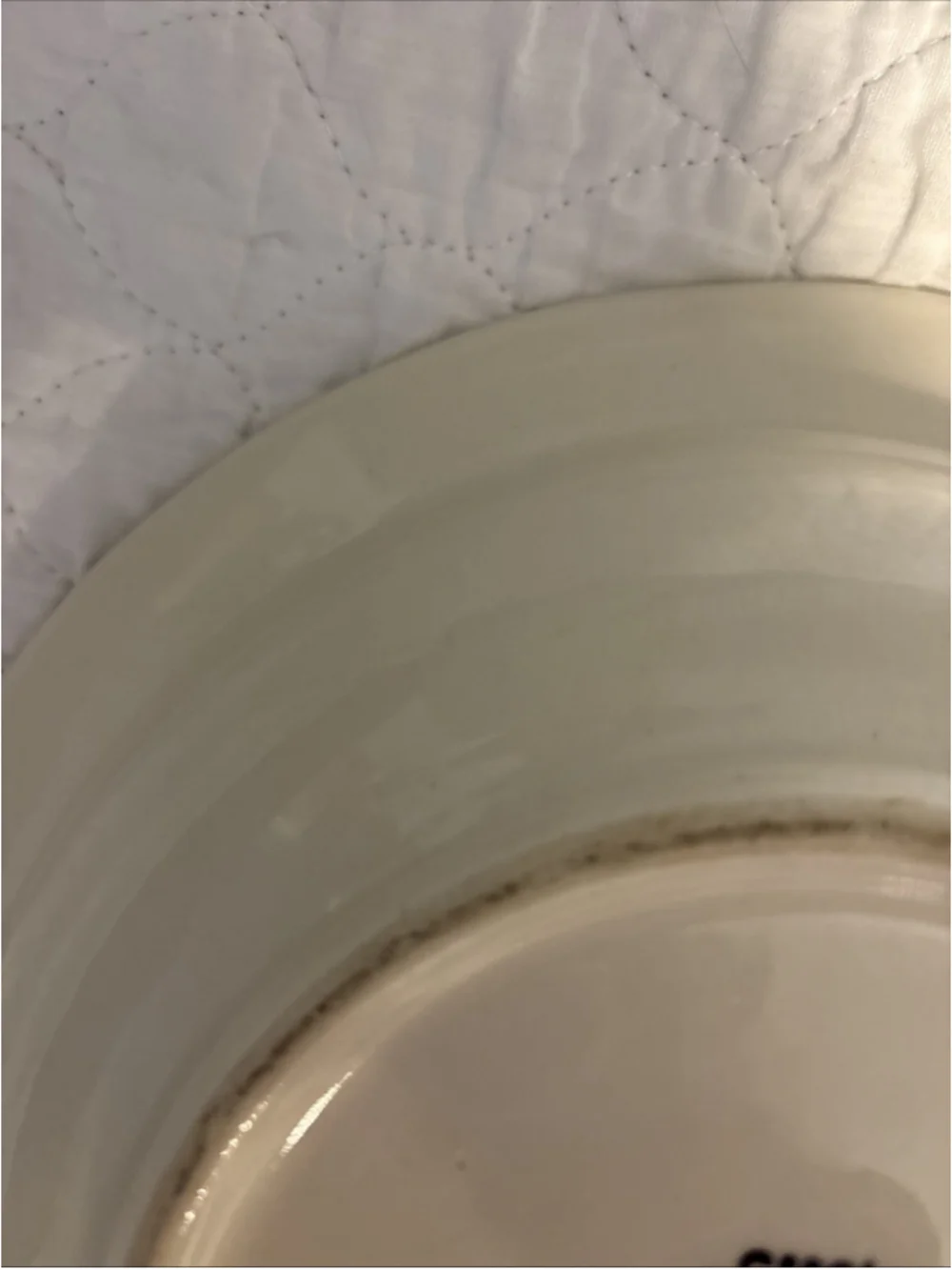 Vintage Emerson Creek Pottery Whimsical Angel Cat Bowl 1990s. (1098)